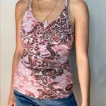 Patagonia  Paisley Athletic Stretch Outdoors Racer Back Tank with Built in Bra Photo 0