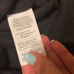 Madewell  Black Ribbed Knot Front Long Sleeve Photo 3