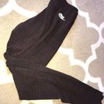 Nike Maroon and Black Striped  Leggings Photo 0