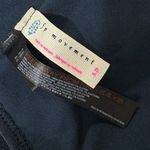 Free People Movement Ribbed Mock Neck Halter Crop Top Navy Blue Size Small Black Photo 1