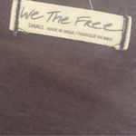 We The Free FREE PEOPLE  Women's Love Somebody Gray‎ Flowy Boho Top S | EUC Photo 5