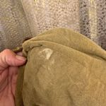 Free People Gretta Khaki Brown Canvas Sling Shoulder Bag Purse Flawed Photo 4