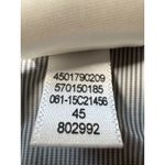 Zenergy by Chico's Vest Size 1 Gray Striped Sleeveless Embroidered Pockets Size M Photo 6