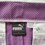 Puma women trousers orchid bloom stretch stripe pockets size 6 Photo 5