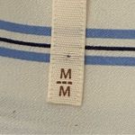 Free People  white with light blue stripes long sleeve button down Medium EUC Photo 10