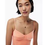 Aritzia Wilfred Free Montague Dress Bustier midi dress with thigh slit Photo 2