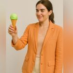 Women’s Ashley Park X RTR. Orange Blazer Jacket Sz XS Photo 1