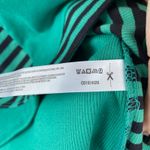 Anthropologie Maeve Ribbed Muscle Tank Top Kelly Green Striped Size Large Crop Photo 5