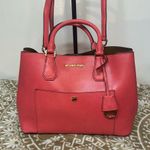 Michael Kors Greenwich Large Tote Grab Bag Watermelon/Luggage/Tote/Crossbody Photo 1