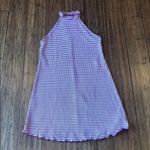 ZARA  Red Dress Striped Ribbed Photo 4