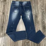 Bamboo  Jeans Women's Dark Blue Jeans Distresses Size 9/10 Photo 1