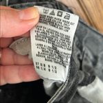 Wrangler Vintage High Rise Mom Jeans Washed Black Denim Bermuda 9” inseam 36 Photo 4