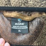 Kuhl Women's Brown Fleece Sherpa Zip Up Hoodie Jacket XL Thumbholes Outdoor Photo 6