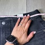 NWT Denim Forum 90s boyfriend black eyeliner raw hem mini shorts high waisted 29 Photo 10