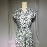 ZARA  ZW Collection Contrast Embroidery Dress | M Photo 3