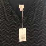 A New Day NWT  Blouse | Black & Gold Thread | Bell Sleeves |‎ Size Small Photo 3