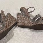 Impo  Brown Wedge Sandals with Ankle Strap Photo 0
