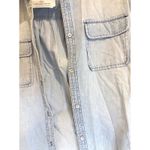 Caslon  Denim‎ Western Shirt Chambray Button Down Long Sleeve Top XS Photo 3