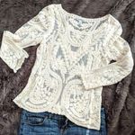 EXPRESS Sheer Lace Top Photo 0