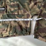 Adidas Half-Zip AOP Sweater Hemp/Earth Green Green/Cargo Brown Medium cropped Photo 14