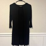 Lush Clothing Lush Leah BLACK Ribbed Cut Out Back Shift Dress size small Photo 5