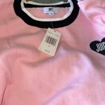 Juicy Couture NWT Juicy by  Heart Pink Black Knit Sweater 3X Photo 4