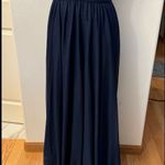 David's Bridal New David’s Bridal women’s Elegant One-Shoulder bridesmaid Navy wedding Dress Photo 5