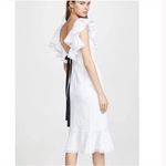 SALONI White Ella Eyelet Cotton Dress White Size 4 Photo 3
