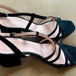 J.Crew New!  Suede Block Heel Strappy Sandals Photo 3