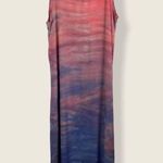 Sam & Lavi Sunset Soiree Frayed Ombre Maxi Dress Pink Size L Photo 5