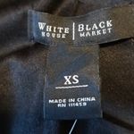 BHWM White House Black Market Black Knit Dress with Drop Back and Sash Sz:XS NWT Photo 4