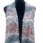 Style & Co . Womens Open Front Fringe Asymmetrical Poncho Multicolor Size Medium‎ Photo 1