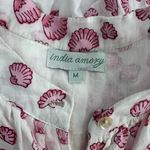 Julia Amory India Amory Ruffle Shirt Dress in Clambake Shell Pink M Tuckernuck Size M Photo 4