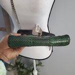 Kenneth Cole  Green Snakeskin Chain Strap Crossbody Shoulder Bag Photo 10