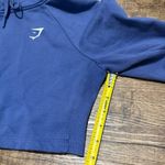 Gymshark  blue cropped hoodie Photo 3