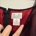 Loft Vintage Y2K  100% Silk Beaded Black and Red Mini Dress Size 2 Photo 4