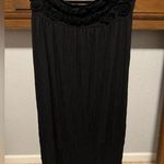 Design History  Black Ruched Maxi Coverup Photo 0