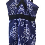 Phoebe Couture  size 6 Halter Neck Ikat dress blue $99 Photo 0