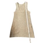 Rubbish vintage beige knitted raceback tank dress with front pockets Photo 7