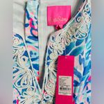 Lilly Pulitzer Gabby Breakwater Tint Party Wave Blue White Shift Dress Sz 00 NWT Photo 8