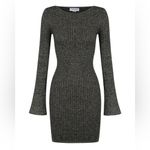 Charlie Holiday Kiara Mini Dress Black Lurex Size Small NWT Photo 6