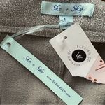 She & Sky Silver Grey Shimmer Anke Pants NWT 8 Photo 12