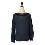 Rag and Bone Rag‎ & Bone Sweater Women Small Black Gray Ribbed Knit Off The Shoulder Dawn Photo 2