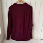 matty m  Burgundy Ribbed Tunic Sweater  Photo 1
