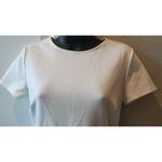 Forever 21 White Peplum Cap Sleeve Blouse Top Size M Photo 1