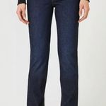 Pilcro and the Letterpress Anthropologie Pilcro The Split High Rise Straight Jeans in Dark Denim Size 25 Photo 2