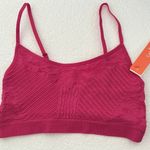 Colsie Women's Scoop Neck Crochet Bralette S Pink Photo 4