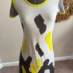 Aventures des Toiles Gray Knit Dress Size 38 Black Photo 0