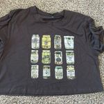 Crop pickle shirt Black Size L Photo 0