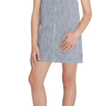 Dickies  Striped Denim 100% Cotton Overalls Mini Dress Size XS Photo 0